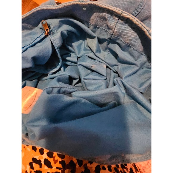 Ron Jon blue canvas tote bag - Picture 3 of 3